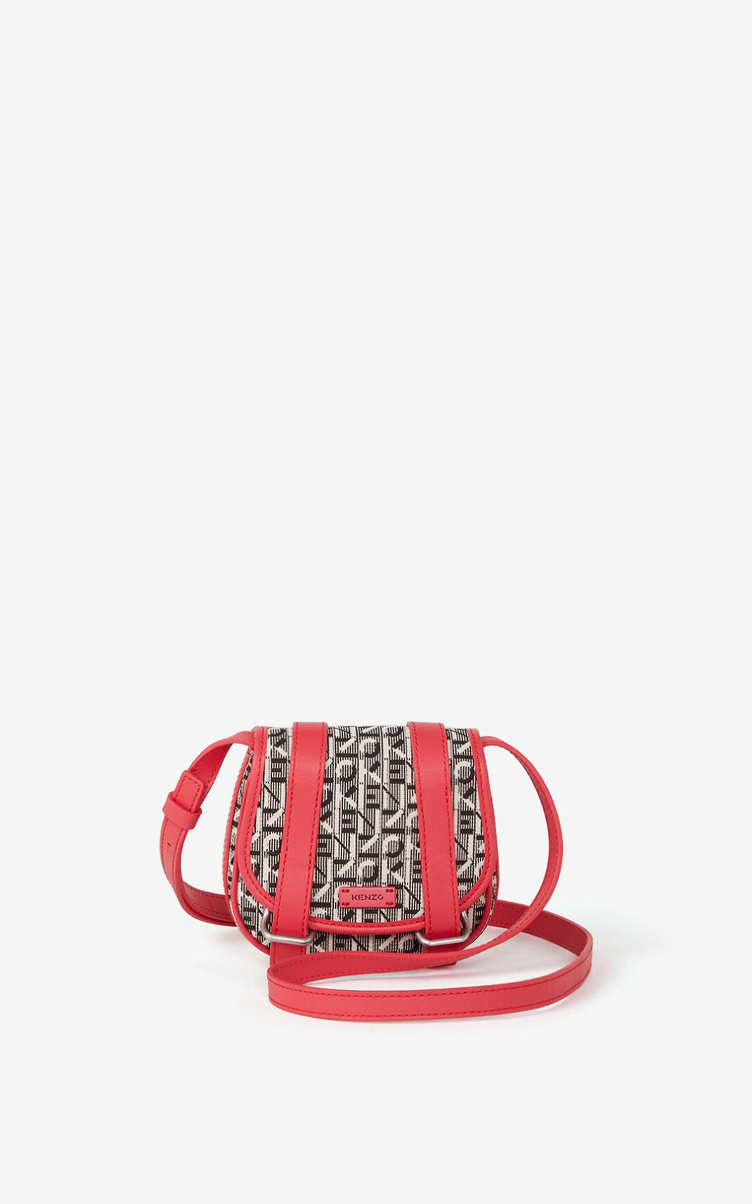 Sac Messenger Kenzo Femme Mini Courier jacquard Corail DBVPT-2197